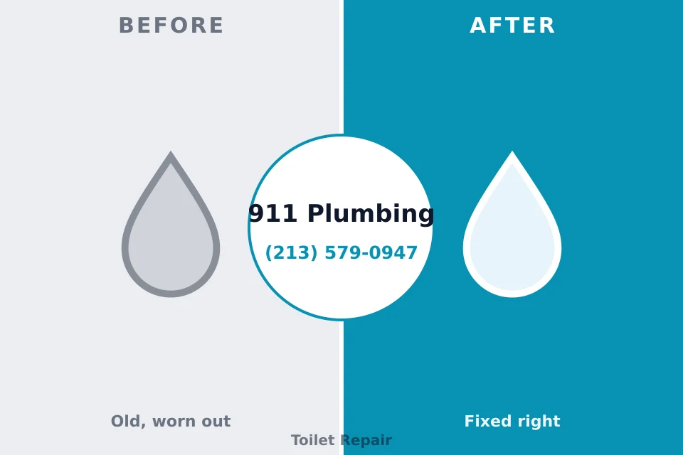 Before and after: plumbing repair Rineyville, KY